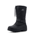 NORTIV 8 Men's Waterproof Winter Snow Boots Insulated - Black 10
