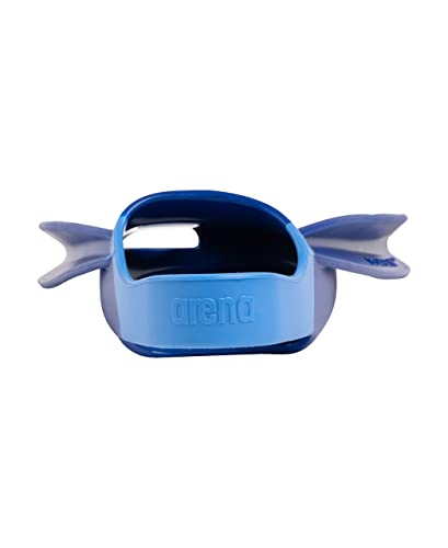 Arena Powerfin Pro II Swim Training Fins Blue Size 6-7 Unisex Silicone Short Blade