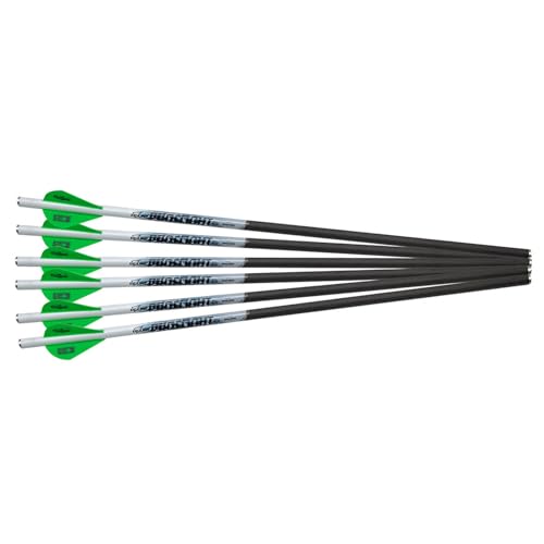 Excalibur ProFlight 16.5-Inch Carbon Crossbow Arrows with Rhino Nocks - 6 Pack