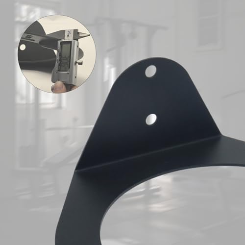 CONBUT Black Wall Mount Medicine Ball Rack for 14-Inch Exercise Balls - 3 Pack