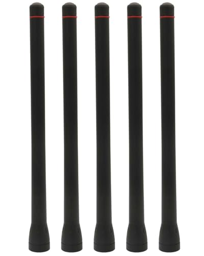 6.5 Inch VHF Antenna for ICOM Two-Way Radios - 5 Pack