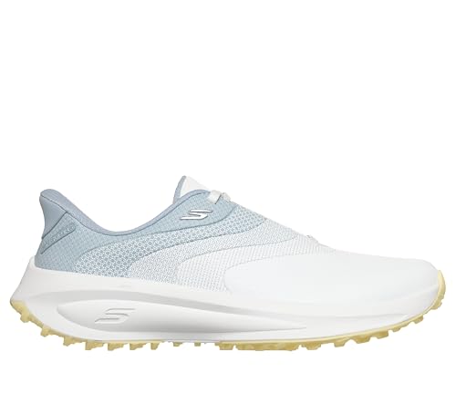 Skechers Women's Flow SI Slip-In Golf Shoes - White Light Blue 7.5