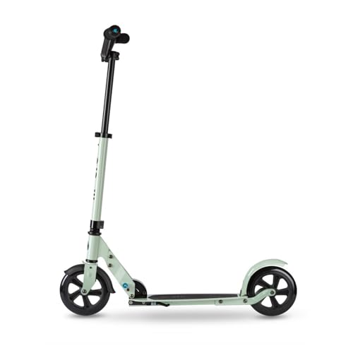 Micro Kickboard Speed Deluxe Foldable Scooter for Teens & Adults - Clay, 180mm PU Wheels, Adjustable Handlebar, Up to 220 lbs