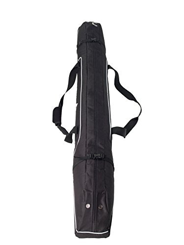 Athletico Diamond Trail Padded Ski Bag - Black 185cm Ski Travel Case
