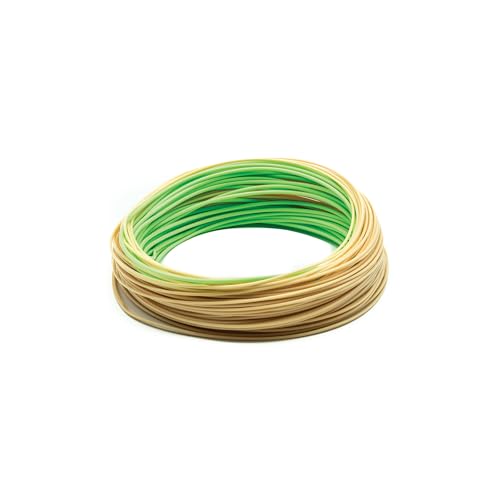 Fly Fishing Line - Mastery MPX Taper Floating Line for Freshwater, Buckskin/Optic Green/WF-5-F