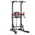 K KiNGKANG Power Tower with Dip Station & Pull Up Bar - Adjustable Home Gym Equipment, Black Grey