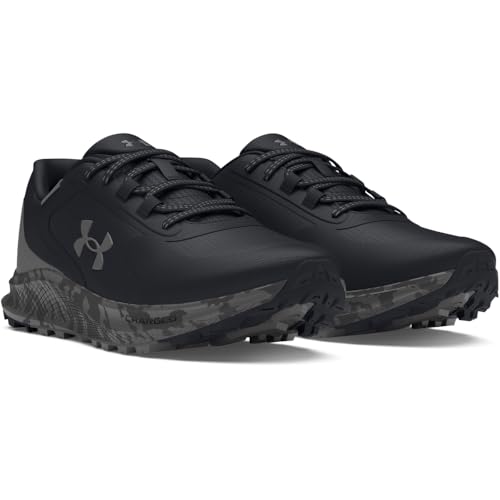 Under Armour Men's Charged Bandit Trail 3 Storm Proof Running Shoes - 13 / Black Castlerock White
