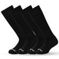 Large 4 Pairs Compression Socks - 15-20mmHg Support for Men & Women