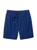 X-Large Navy Men's Performance Swimsuit with BreezeKnit™ Anti-Chafe Liner - 8 Inch Inseam