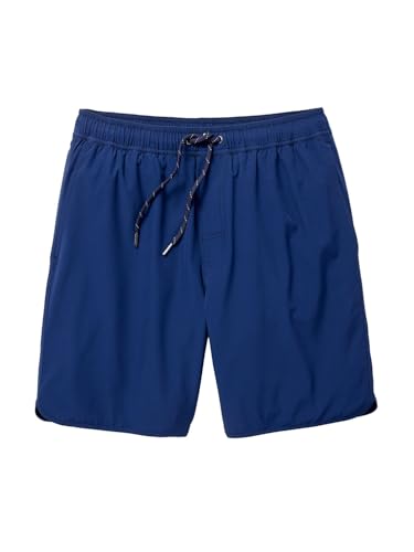 X-Large Navy Men's Performance Swimsuit with BreezeKnit™ Anti-Chafe Liner - 8 Inch Inseam