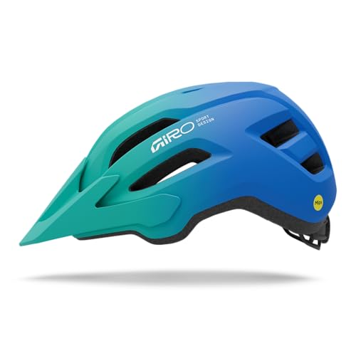 Giro Fixture II MIPS Road Bike Helmet - Matte Green/Blue, Universal Youth (50-57cm)