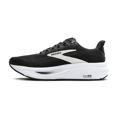 Brooks Men’s Ghost 17 Neutral Running Shoes - Black/Grey/White, Size 10