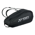 Black Yonex Tennis Racket Bag for 6 Racquets with YKK Zippers & Multiple Compartments