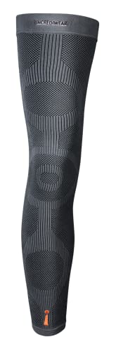 Incrediwear Infrared Leg Sleeves Medium Charcoal Pack of 1 for Men & Women