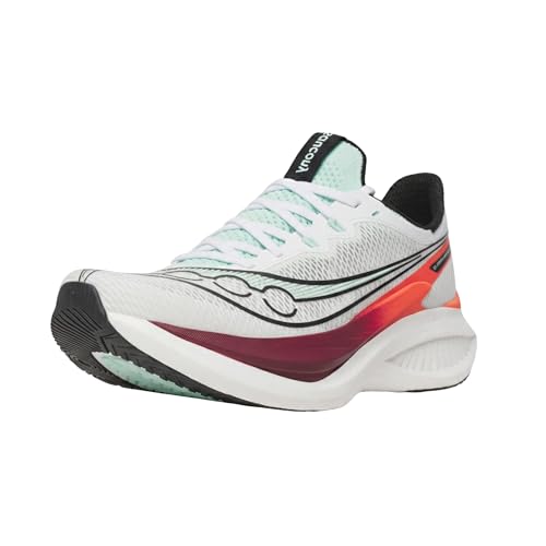 Saucony Endorphin Pro 5 Running Sneakers - White Crimson, Size 11