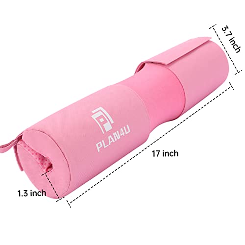 Pink Barbell Squat Pad for Bench Press - Women & Men Gym Weightlifting