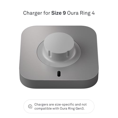 Oura Ring 4 Charger - Size 9 Charging Dock & USB-C Cable - Fast & Convenient
