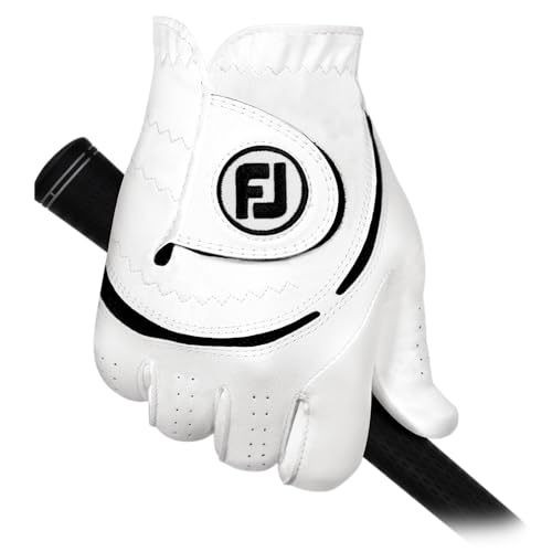 Men's Golf Glove WeatherSof White X-Large 2023 Performance Grip