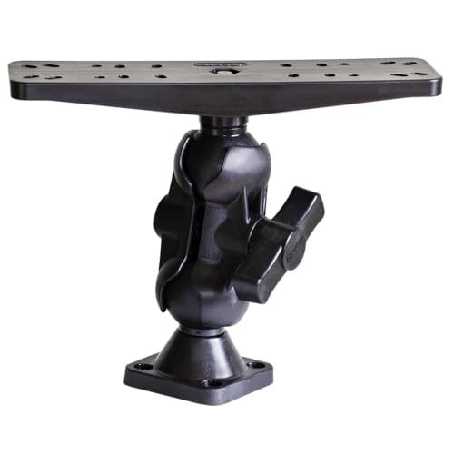 Heavy Duty Fish Finder Mount with 2.25-Inch Ball for 10-12 Inch Fish Finders