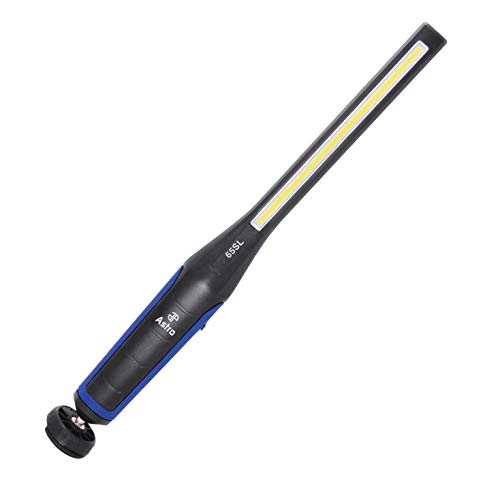 AP Astro Pneumatic 65SL Rechargeable LED Slim Work Light with Top Flashlight - 650 Lumens, Magnet & Adjustable Brightness