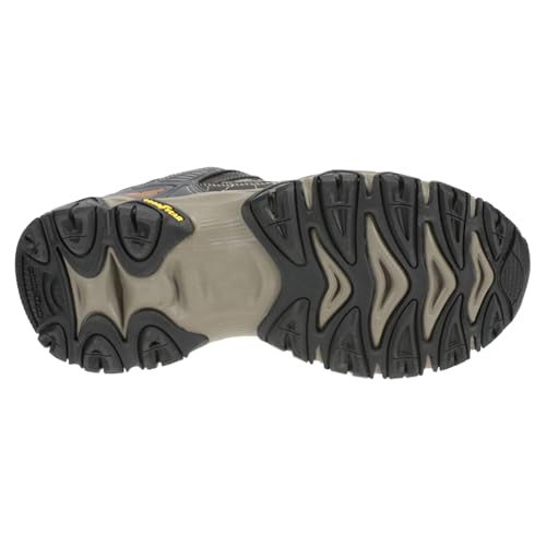 Skechers Men's M. Fit 2.0 Outdoor Sneakers - 11X-Wide Charcoal Gold, Goodyear Rubber Outsole
