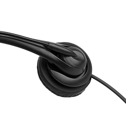 Retevis Overhead Walkie Talkie Headset with Boom Mic, 2 Pin, for RT22 RT68 RT21 H-777 RT86 RT19 RB26 RB45, Compatible with Kenwood Arcshell Walkie-Talkie, Two Way Radio Headset(5 Pack)