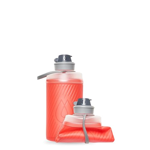 HydraPak Flux Collapsible Water Bottle 750ml Red for Hiking & Camping