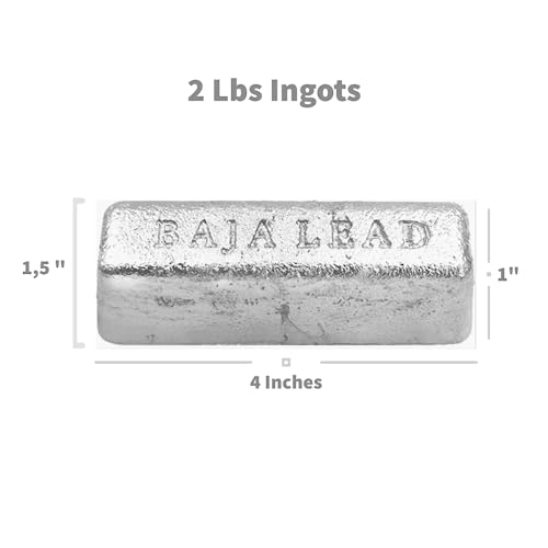 20 Lb Lead Ingots - 2 Lb Pure Lead Casting Ingots for Fishing Weights - Variation of THIS listing