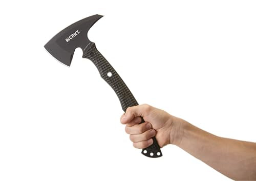 Outdoor Tactical Tomahawk with Sheath - High Carbon Steel, Lightweight Design