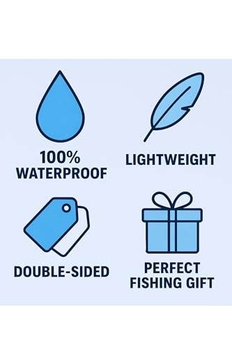 Waterproof Fishing Rigging Chart Set - Beginners Guide for Freshwater & Saltwater