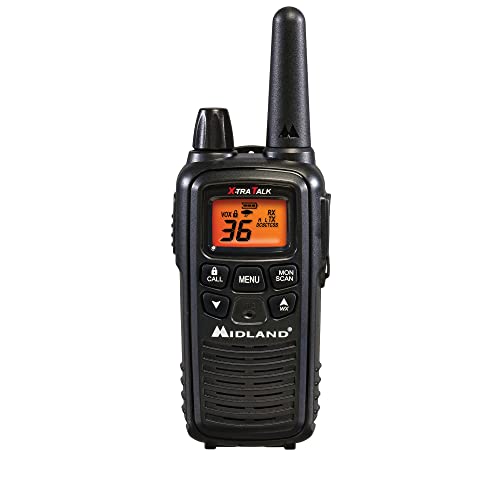 Pair Pack Midland LXT600VP3 FRS Walkie Talkies - Long Range, Rechargeable, 36 Channels