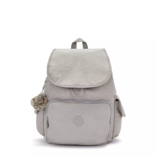 Kipling Women's City Pack Backpack Grey 10.5"L x 14.5"H x 6.75"D All-Day Versatile