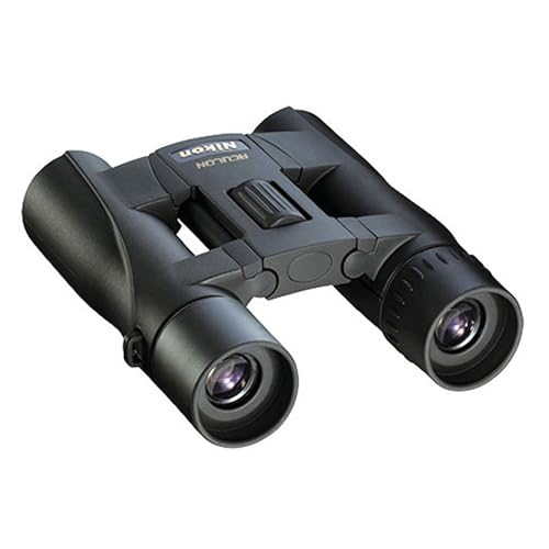 Nikon ACULON A30 10x25 Compact Binoculars - Black, Lightweight, Dual-Hinge