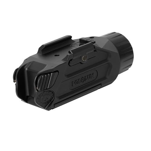 HOLOSUN P.ID-Plus Pistol Light with Green Laser, 900 Lumens, Dual Activation, Waterproof, Picatinny Mount