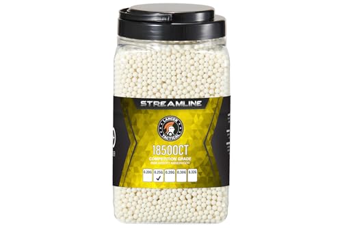 Lancer Tactical 0.25g 6mm Airsoft Pellets Bucket - Tracer BB for Accuracy & Range