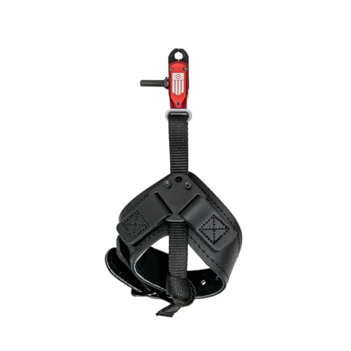 Youth Archery Release Bow Trigger for Smaller Bows - Auto Return, Red/Blue