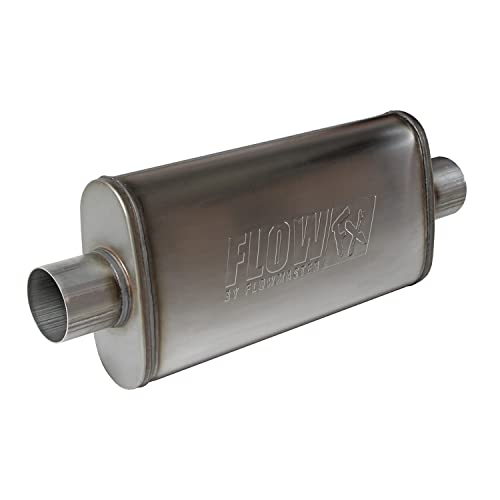 Flowmaster 71249 FlowFX Muffler 3-Inch Center In/Out Stainless Steel - Moderate Sound
