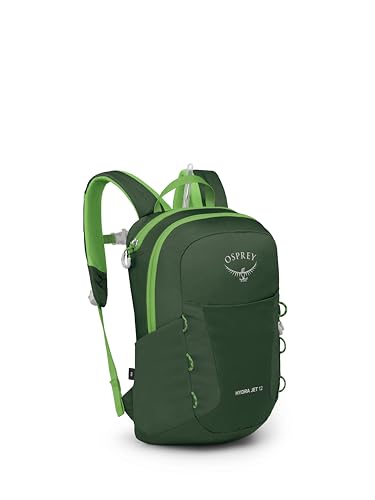 Osprey HydraJet Kids' 12L Hiking Pack with Hydraulics Reservoir - Green Canopy