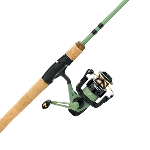 7' Light 2-Piece Spinning Fishing Rod & Reel Combo for Freshwater Species