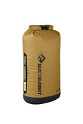 Sea to Summit Big River Dry Bag - Heavy-Duty Waterproof 35L, Gold Brown