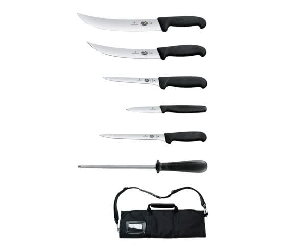 Victorinox 10-Inch Swiss Army Knife Set with Fibrox Handles & Case - Field Dressing Kit