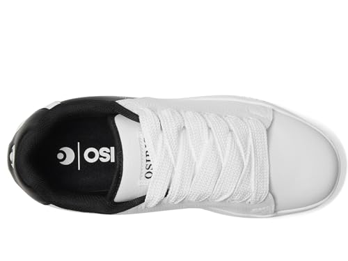 Osiris Mens Troma Alt Skate Shoe - 9.5 White/White/Black Variation