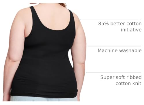 Gap Women's 2-Pack Favorite Tank Top Small True Black