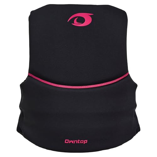 Owntop Neoprene Swim Jacket Adults Fuchsia X-Large Breathable Mesh Lining