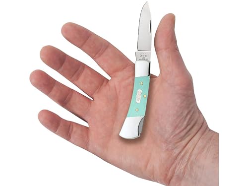 Case Lockback Pocket Knife CA18106 Seafoam Green G10 Handle