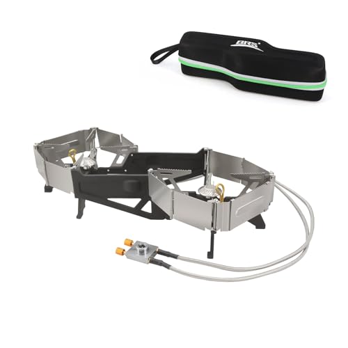 Portable Camping Stove ONTOMYO BRS-32 Foldable Gas Burner 1940W with Carrying Case