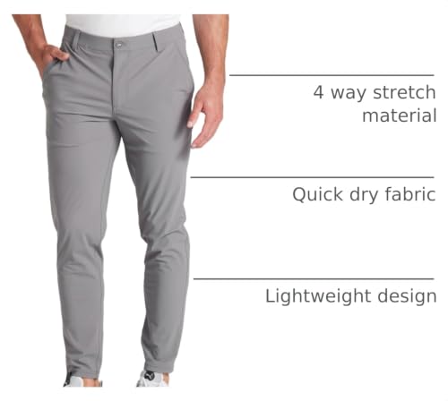Men's 101 Evo Golf Pants - 32W x 30L Slate Sky Lightweight Stretch