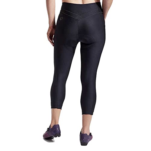 Pearl Izumi Women's Sugar 21" Cropped Cycling Tights Large Black with Wide Waistband & Cargo Pockets