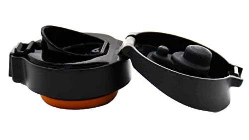 BURNOUT 16oz Temperature Regulating Smart Mug with Pop Top Lid - Black