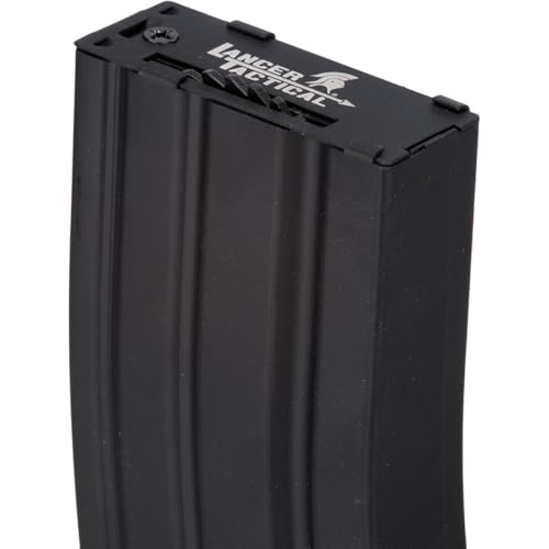 Lancer Tactical Gen 2 High Capacity 300 Round Metal Airsoft Magazine - Black / 5